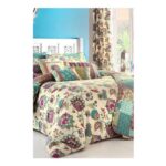 Dreams & Drapes Marinelli Hand Painted Floral Print Duvet Cover Set