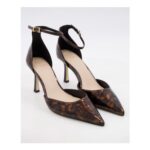 Dune Brown Tortoiseshell Collen Heels