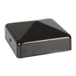 DuraPost Anthracite Grey Post Cap with Bracket – 75 X 75mm