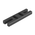 DuraPost Black Capping Rail Packer – 60mm – Pack of 10