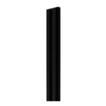 DuraPost Black U Channel Cover Strip – 2100mm