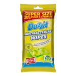 Duzzit Antibacterial Wipes, 50 Pack