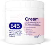 E45 Cream 125g Moisturiser for Dry & Sensitive Skin, Perfume Free