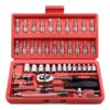 EGOFINE 46 Pieces 1/4 Drive Socket