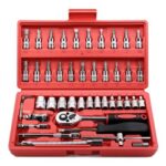 EGOFINE 46 Pieces 1/4 Drive Socket