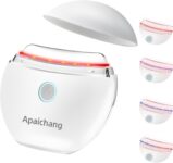 EMS Gua Sha Electric, Apaichang Face Massager with Vibration & Heat Massager Face Lifting Face 4 Modes Guasha Face Massager with Red, Blue, Purple, Anti-Ageing, Against Wrinkles