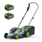 ETOOLAB 40V Cordless Lawn Mower, 33cm Cut, Brushless, Medium Gardens