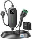 EV Charger Type 2 to 3 Pin Plug, 8Mtr IP66 3 Pin EV Charger with Temperature Monitor // Get 10mtr – £115.99 – by Goneo EU / FBA