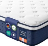 EXCLUSIVEVasagle Single 90 x 190 x 25 cm Hybrid Mattress with Pocket Springs & Gel Memory Foam W/Code