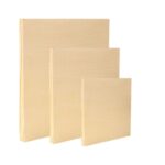EXERZ Wooden Paint Boards, 3-Pack (15x15cm,25.4×25.4cm,30.5×30.5cm)
