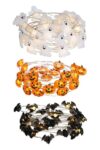 Eambrite Halloween Lights Set of 3 Themed Fairy Lights with 30 LED Pumpkin Bat and Ghost – Sold by Dilatto International / FBA