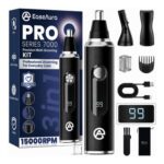 EaseAura Nose Hair Trimmer for Men and Women 3-in-1