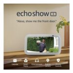 Echo Show 5 (Newest Gen) Smart Display with Alarm, White
