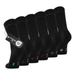 Effeet Mens Cotton Business Socks, 6/12 Pairs