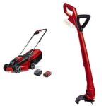 Einhell Power X-Change 18/30 Cordless Lawnmower And Strimmer Set – GE-CM 18/30 Li Battery Lawn Mower With Battery And Charger 20 Blades