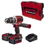 Einhell Professional Cordless Drill 60Nm with 2x 4Ah Battery, Charger, Case 18V PXC TP-CD 18/60 Li-I BL. Sold & Dispatched by Einhell Direct
