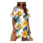 Ekouaer Beach Cover Ups for Women Floral