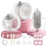 Electric Breast Pump Wearable HandsFree 4Modes 12Levels 300mmHg Gray with voucher Sold by Saglve-US / FBA