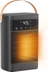 Electric Heater, 1500W Fan Heater with Precise Temperature Control & Remote