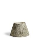Elemeri Pleated Silk Lampshade 50cm – Grey Green