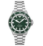 Emporio Armani Sea Explorer Automatic 200m Sapphire Crystal Stainless Steel 42.5mm Mens Watch AR60088