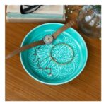 Enamel Trinket Dish (17.5cm) – Aqua