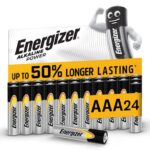 Energizer Alkaline Power – AAA Batteries (24 Pack) Up To 50% Longer Lasting