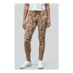 Enorsia Leopard Print Regular Length Leggings