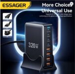 Essager 320W GaN Charger 8Port USB Type C Desktop Charging Station PD 100W Fast Charging W/Code sold by Official Store