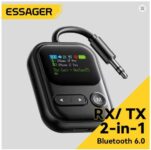 Essager Bluetooth 6.0 Transmitter/Receiver 2-in-1 Bluetooth Dongle With LED Display – Sold By Essager Flagship Store (w/Code & Store Coupon)