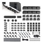 Eureka Ergonomic 316-Pcs Cable Management Kit with Raceways