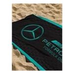 F1 Mercedes Mercedes Lines Beach Towel