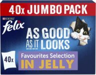 FELIX As Good As it Looks Favourites Selection in Jelly Wet Cat Food 40x85g