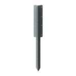 FENCEMATE Galvanised Double Sleeper Pin Corner Bracket – 750 X 2mm