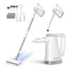 FEPPO Steam Mop with Detachable Handheld Steam Cleaner