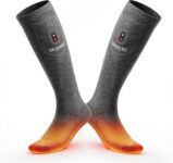 FREEHILL 7.4V Ultimate Wool Heated Socks for Men Women with 16H Battery