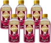 Fabulosa 4 in 1 Concentrated Antibacterial Disinfectant All Purpose Cleaner, 220ml, 6 pack, Cherry Bomb