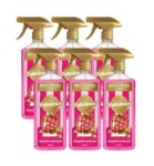 Fabulosa Antibacterial Disinfectant Spray, All Purpose Multi Surface Cleaner, 750ml, 6 Pack, Raspberry Nectar