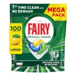 Fairy Original Power Dishwasher Tablets Lemon 100 Capsules – £13.30 S&S