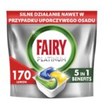 Fairy Platinum Dishwasher Tablets, Lemon, 170 Capsules