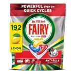 Fairy Platinum plus Dishwasher Tablets Lemon, 192 Capsules – £33.72 S&S