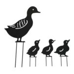 Family of Ducks Plant Pot Stakes 4pk