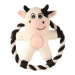 Farm Animal Rope Toy – Cow