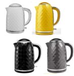 Fast Boil Diamond Textured Kettle 1.7L 6 Colours to Choose From Free Click and Collect