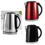 Fast Boil Kettle 1.7L Silver/ Red / Black Free C&C