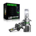FateEye H7 LED Headlight Bulbs, 22k LM, 6500K, Pack 2