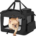 Feandrea Foldable Pet Carrier Bag, Breathable Mesh, 60 x 42 x 42 cm