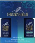 Feather & Down Pillow Spray Duo, Sleep Gift Set with Lavender Mist and Breathe Well Blend, Cruelty Free and Vegan, Relaxation Gift Set