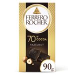 Ferrero Rocher Original Dark Chocolate Bar with Hazelnuts, 90g – £1.90 S&S