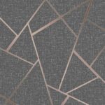 Fine Décor FD42283 Quartz Fractal Wallpaper, Copper